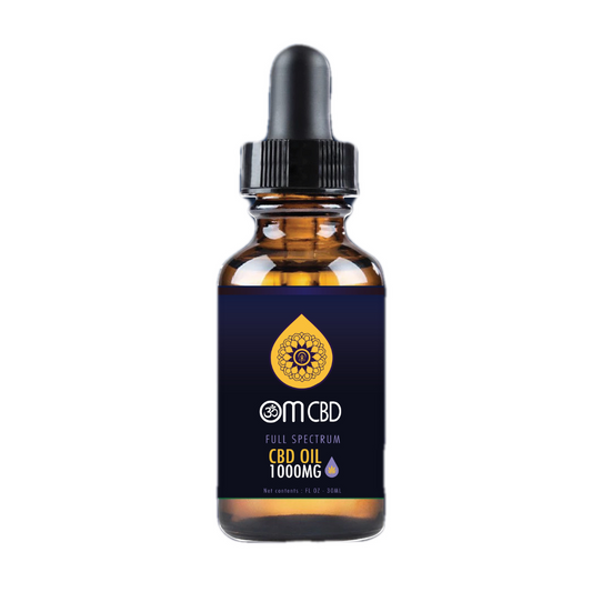 OMCBD OIL 30ML - Full Spectrum hạt gai dầu x Pure organic extraction/ 1000mg